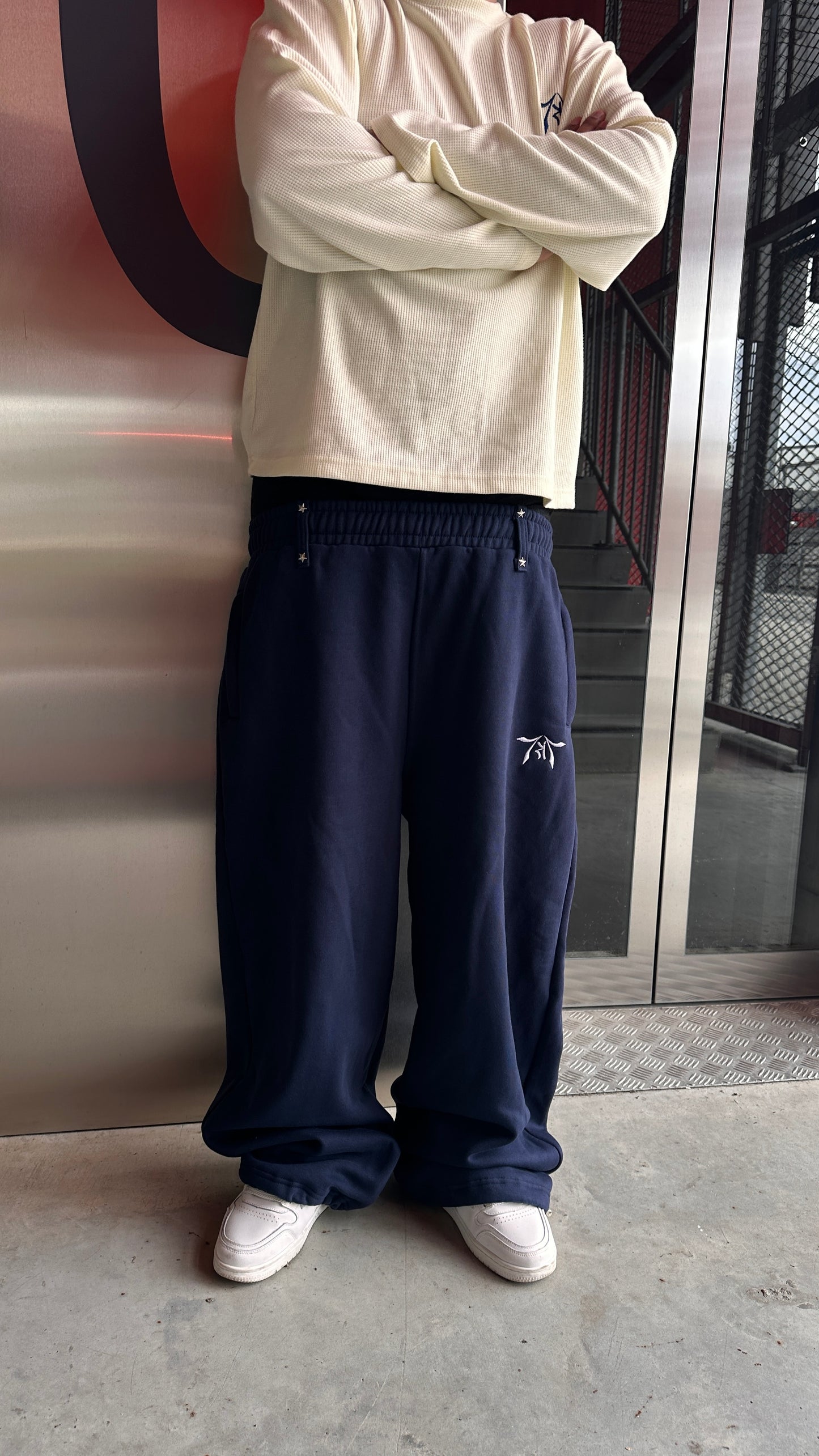 BLACK NAVY JOGGERS