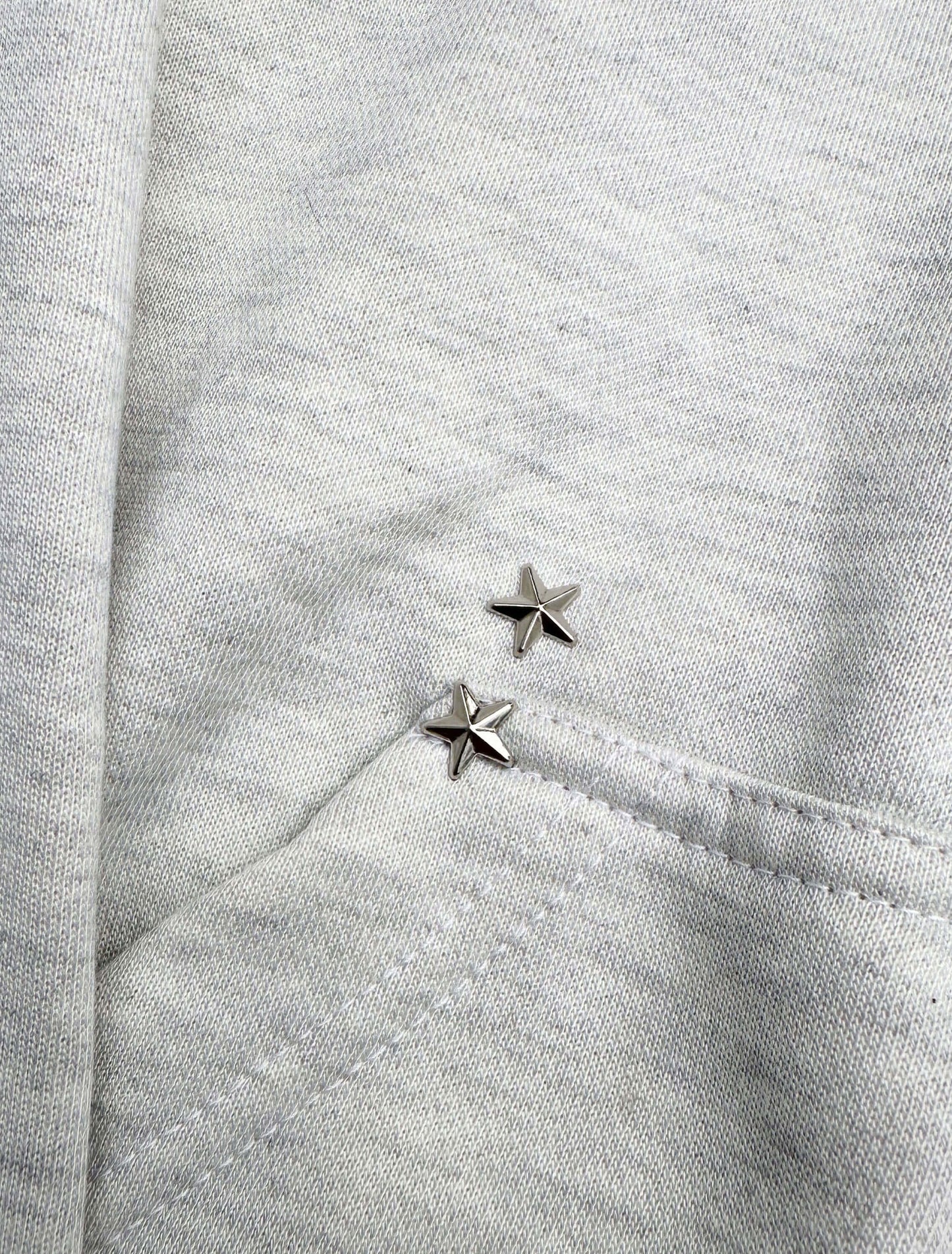 IVORY GREY-GREEN ZIP HOODIE