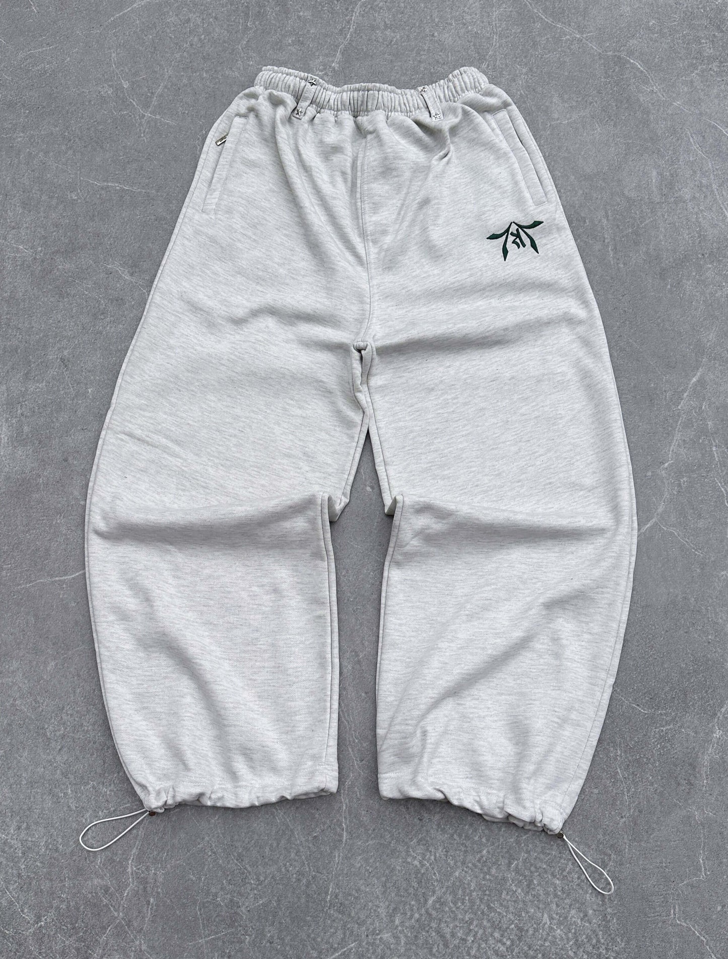 IVORY GREY-GREEN JOGGERS