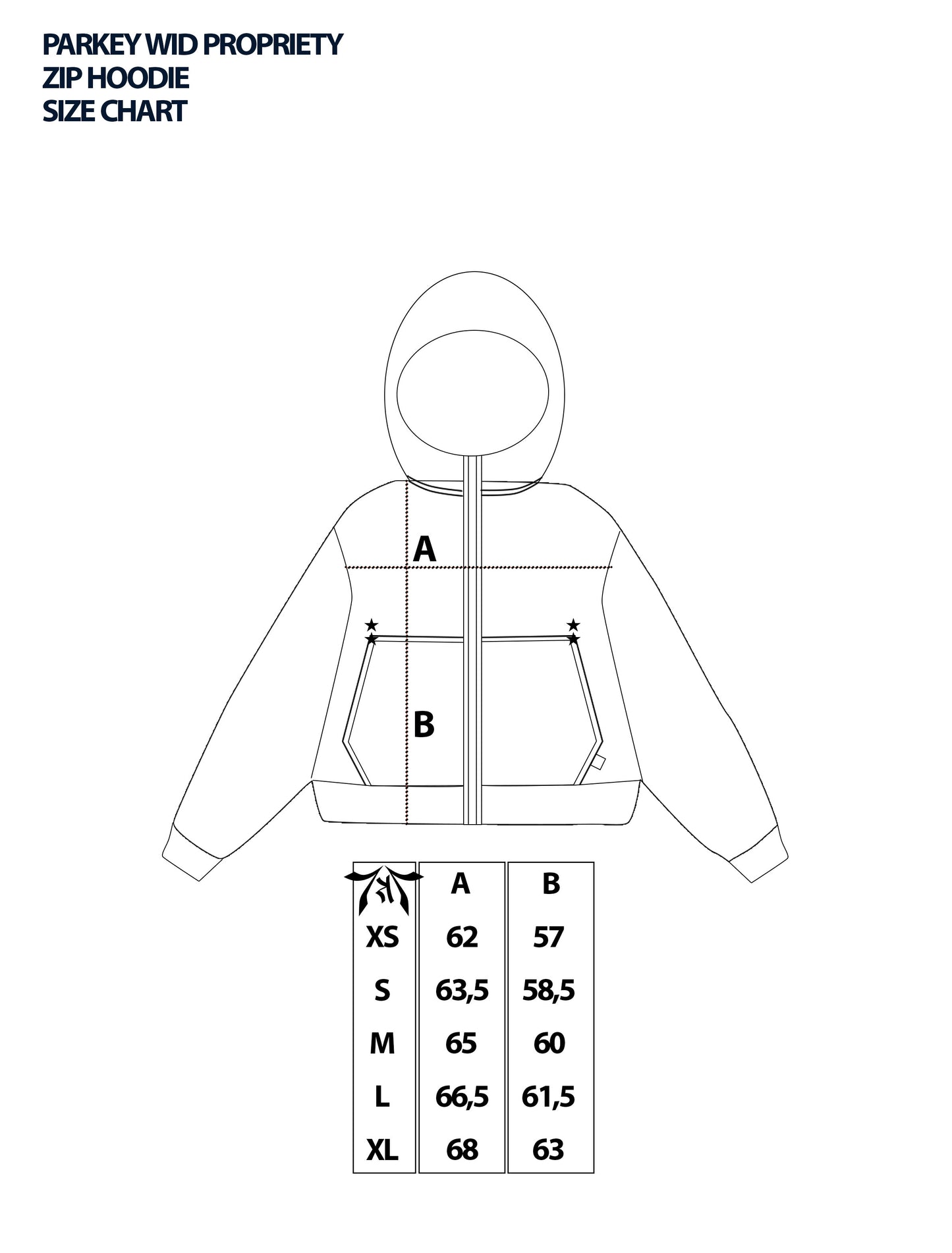 BLACK NAVY ZIP-HOODIE (PREORDER)